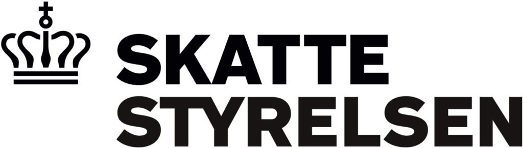 Skattestyrelsen logo i sort