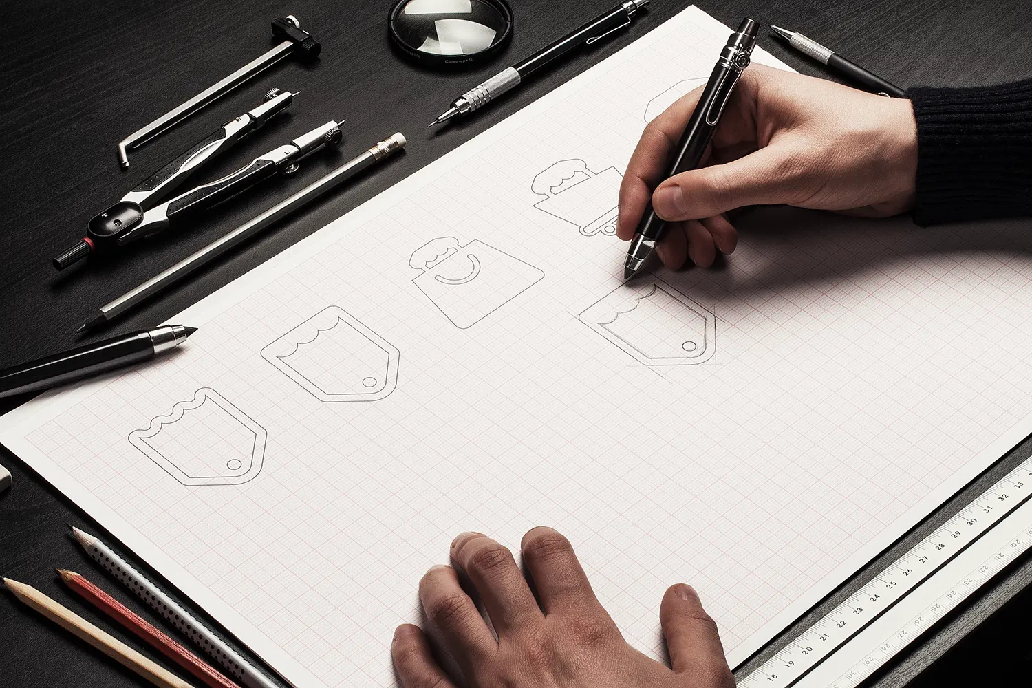 Logo sketching