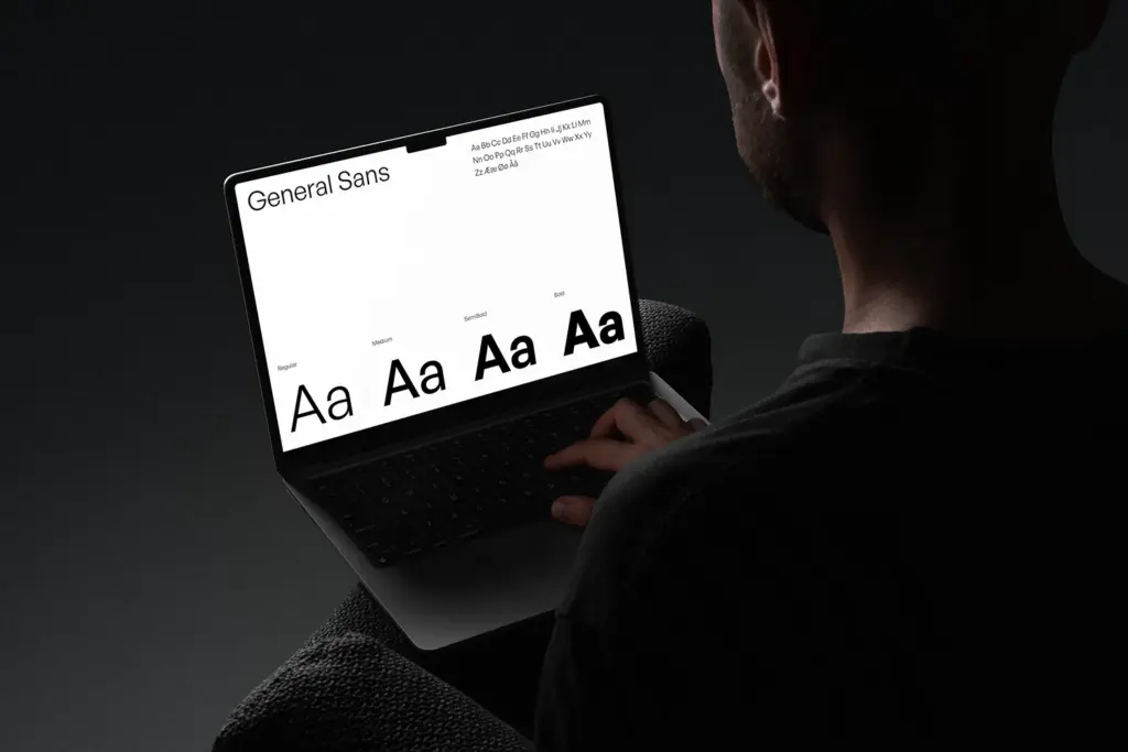 Brand typografi præsentation til Minimall