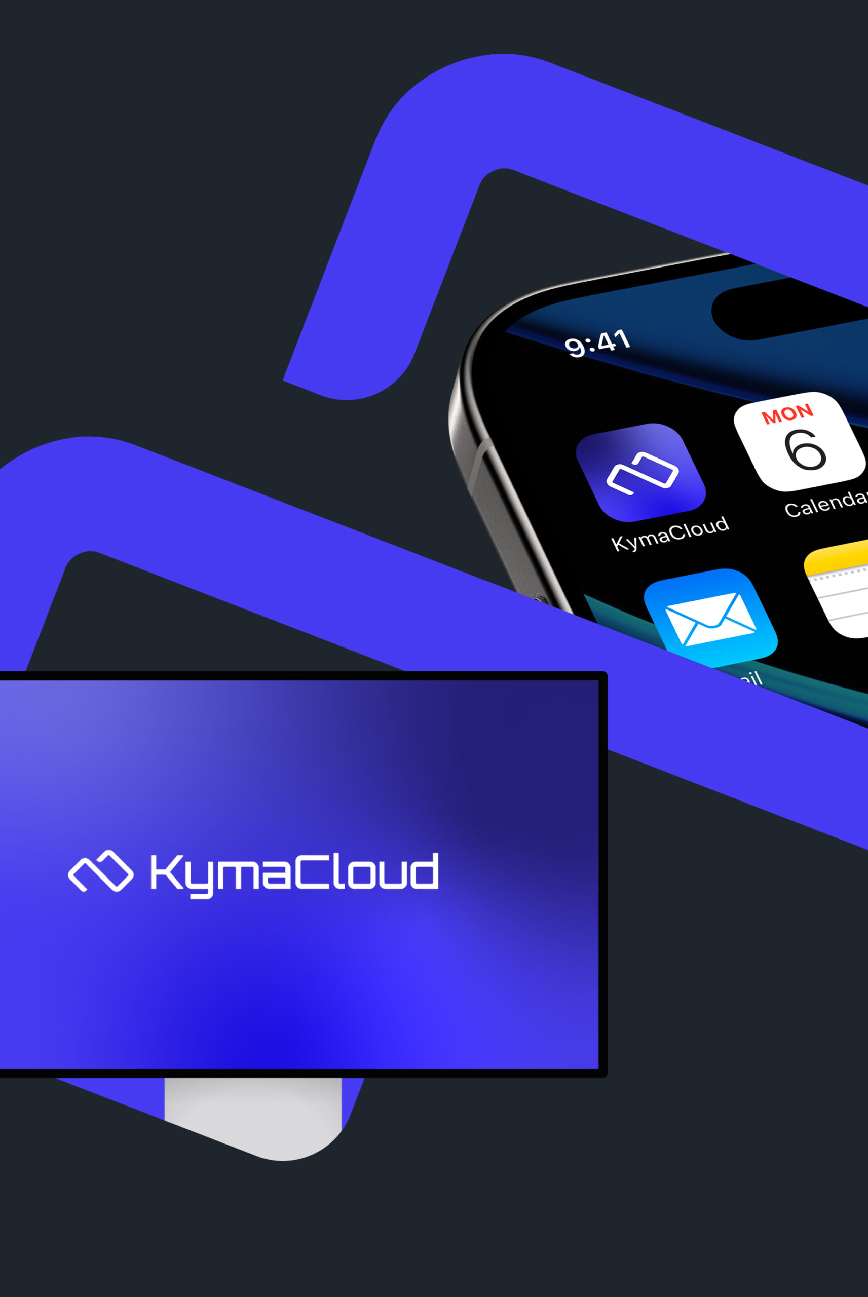 KymaCloud app ikon og logo på pc